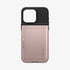 ACS06589 - iPhone 15 Pro Max Case Slim Armor CS in black showing the back with card in slot